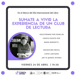 Sumate a vivir la experiencia de un club de lectura - CCE Montevideo
